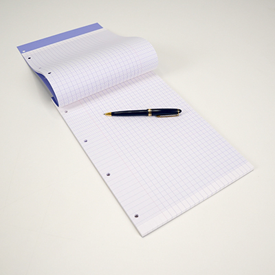 Bloc note agrafé Rhodia Reflets Pastel N°20 Séyès - 80 feuillets - 31,8 x 20,2 cm - Cahiers et blocs notes-6