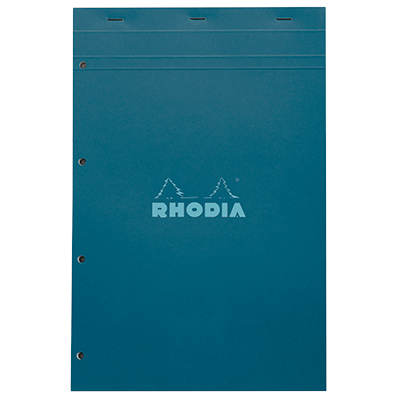 Bloc note agrafé Rhodia Reflets Pastel N°20 5/5 - 80 feuillets - 31,4 x 20,2 cm - Cahiers et blocs notes-3