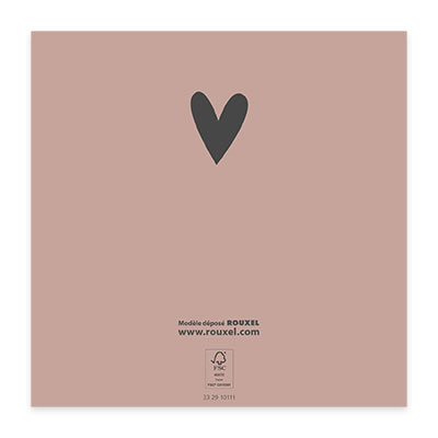 Bon cadeau minimaliste rose nude 12x12cm avec enveloppe – paquet de 12 - Bons cadeaux-2