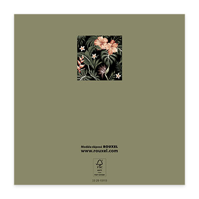 Bon cadeau tropical fleurs exotiques 12x12cm avec enveloppe – paquet de 12 - Bons cadeaux-2