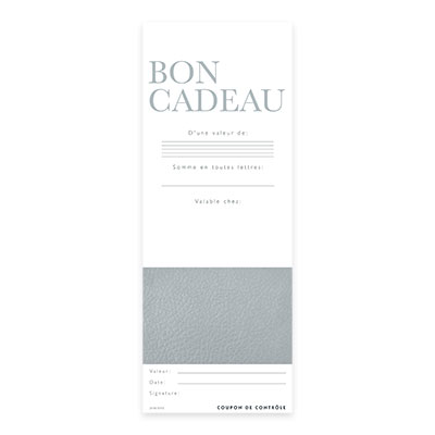 Bon cadeau cuir noir 12x12cm avec enveloppe – paquet de 12 - Bons cadeaux-1