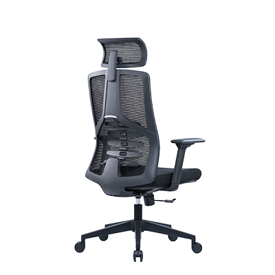 Fauteuil de bureau ergonomique noir BERLIN 3 positions - support lombaire réglable façon colonne vertébrale, têtière réglable, accoudoirs 3D, mousse haute densité - Sièges de bureaux-2