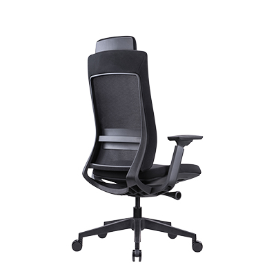 Siège de bureau ergonomique Tokyo synchrone 3 positions, noir, soutien lombaire, accoudoirs 3D - Sièges de bureaux-2