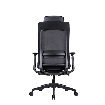 Siège de bureau ergonomique Tokyo synchrone 3 positions, noir, soutien lombaire, accoudoirs 3D - Sièges de bureaux-3