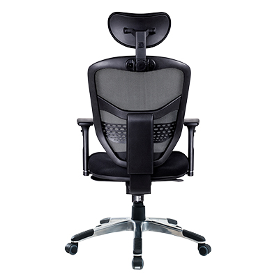 Siège de bureau ergonomique Stockholm synchrone 5 positions, noir, soutien lombaire, accoudoirs 3D - Sièges de bureaux-3