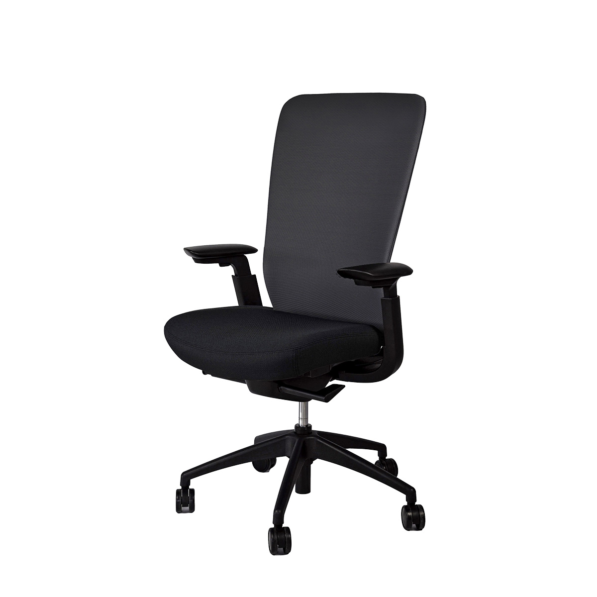 Siège de bureau ergonomique Ramses noir – assise ressorts, synchrone 4 positions, accoudoirs 4D - Sièges de bureaux