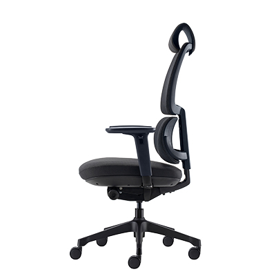 Siège de bureau ergonomique synchrone Orca design Hans Thyge & Co accoudoirs 3D - Noir - Sièges de bureaux-6