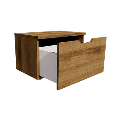 Caisson tiroir Store Sherman cognac 66,5 x 42,7 x 40 cm – Meuble de rangement pour magasin - Caissons de rangement-3