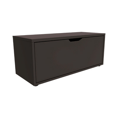 Caisson tiroir Square noir Soft Black 100 x 40 x 40 cm - Meuble de rangement pour magasin - Caissons de rangement