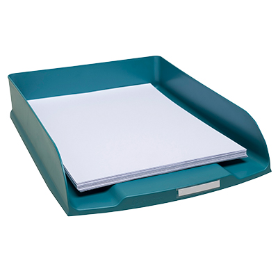 Corbeille à courrier Combo Styli Skandi bleu pacifique - Format A4+ - 500 feuilles - Corbeilles à courrier et revues-2