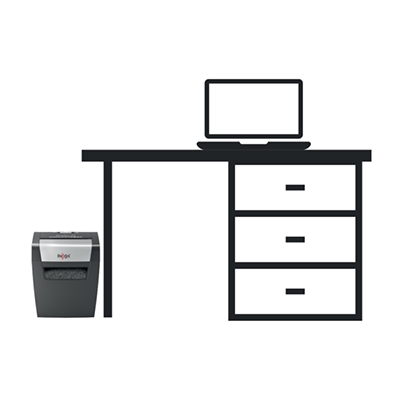 Destructeur de documents Rexel Momentum X406 coupe croisée DIN P4 6 feuilles 15L – Broyeur papier - Destructeurs de documents-5