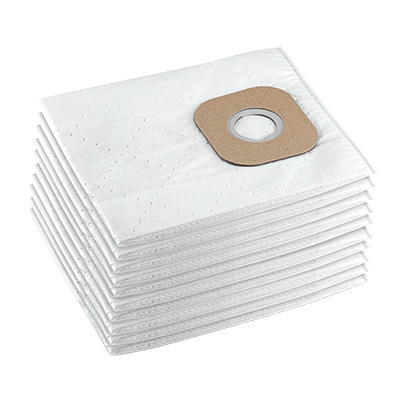 Sac aspirateur Karcher non tissé, blanc, x10 – Compatible T 10/1 et T 15/1 - Aspirateurs
