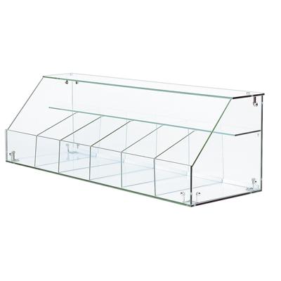 Vitrine confiserie verre 6 cases et 1 tablette 100 x 30 x 32 cm - Vitrines alimentaires