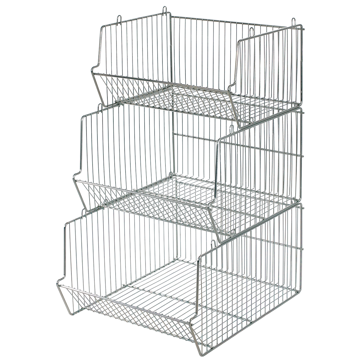Corbeille fil empilable - Corbeilles fil-2