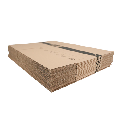 Caisse américaine carton, carton simple cannelure 60x40x30cm, paquet de 20 - Caisses américaines cartons-4