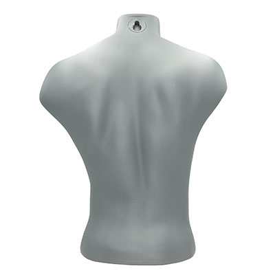 Buste homme plastique H 60 cm - Gris - Bustiers et fessiers-2