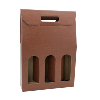Boîtages 3 bouteilles carton - Coffrets pour bouteilles de vin, Boîtes pour bouteilles de vin-1