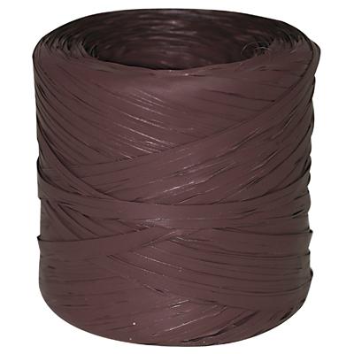 Raphia synthétique chocolat 200 m - Raphias