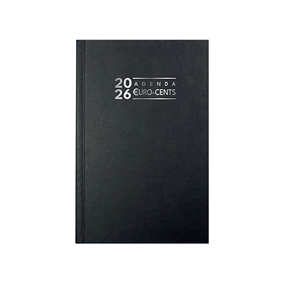 Agenda journalier carré euro cents 2026 13,5 x 21 cm - Exacompta  - Agendas-Répertoires