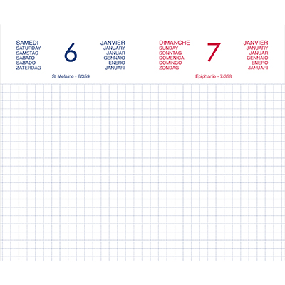 Agenda journalier de chantier 2026 15 x 9 cm, 1 jour par page - Agendas-Répertoires-5