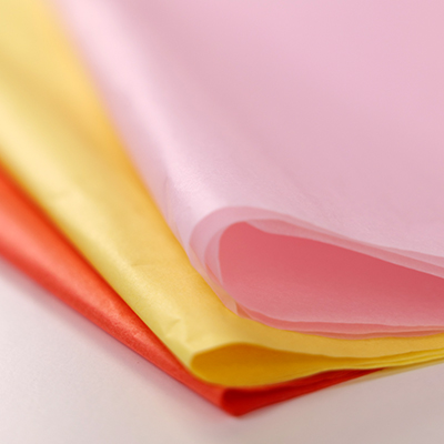 Papier de soie jaune 17 g/m² 50 x 75 cm, 240 feuilles - Papiers de soie-1