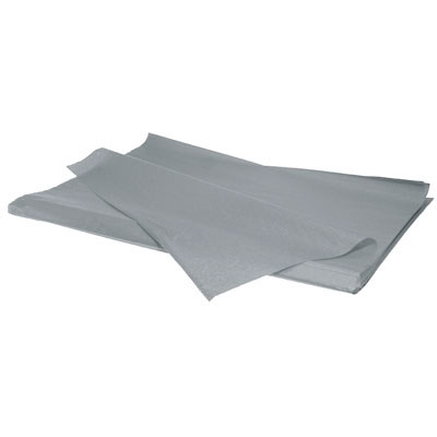 Papier de soie gris clair 17g/m² 50 x 75 cm, 240 feuilles - Papiers de soie