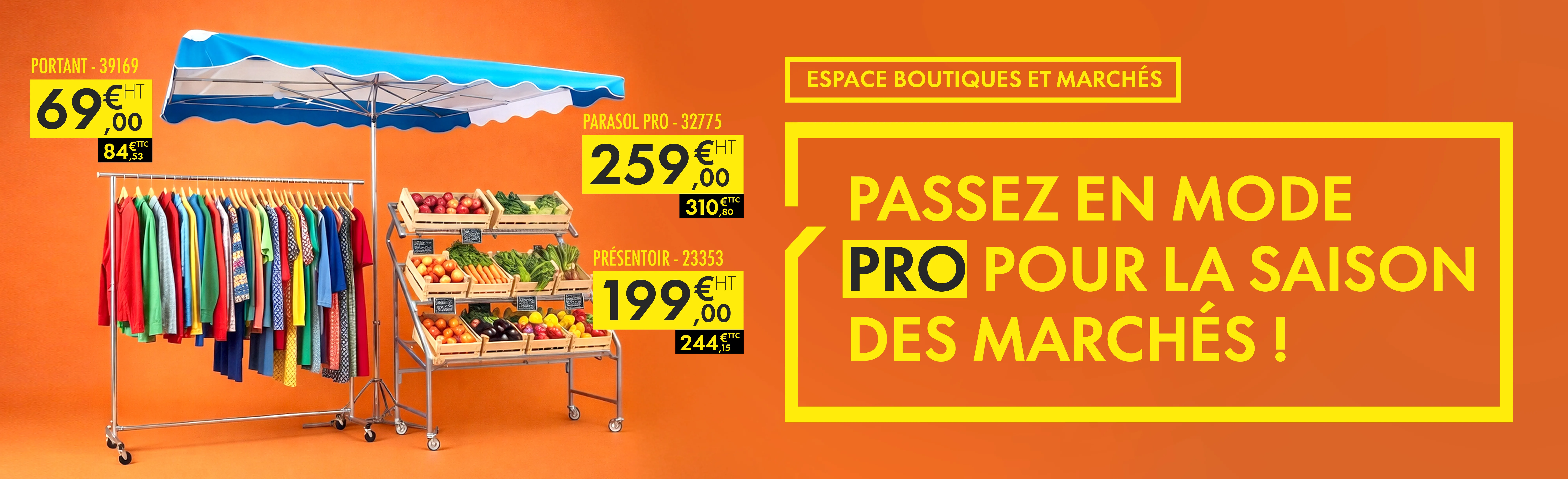 Préparez la saison des marchés