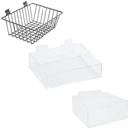 Bacs pour panneaux rainurés