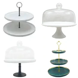 Cloches à gâteaux, Présentoirs gâteaux