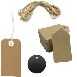 Etiquettes cadeaux à trou