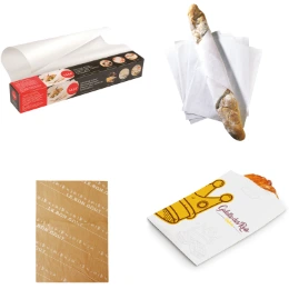 Papiers pâtissier, Papiers cuisson
