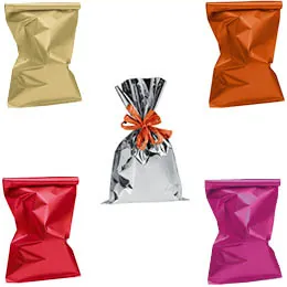 Pochettes cadeaux métallisées