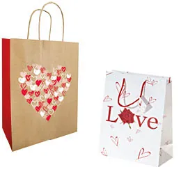 Sacs cadeaux Saint-Valentin, Pochettes cadeaux Saint-Valentin