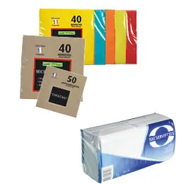 Serviettes jetables, Serviettes cocktails